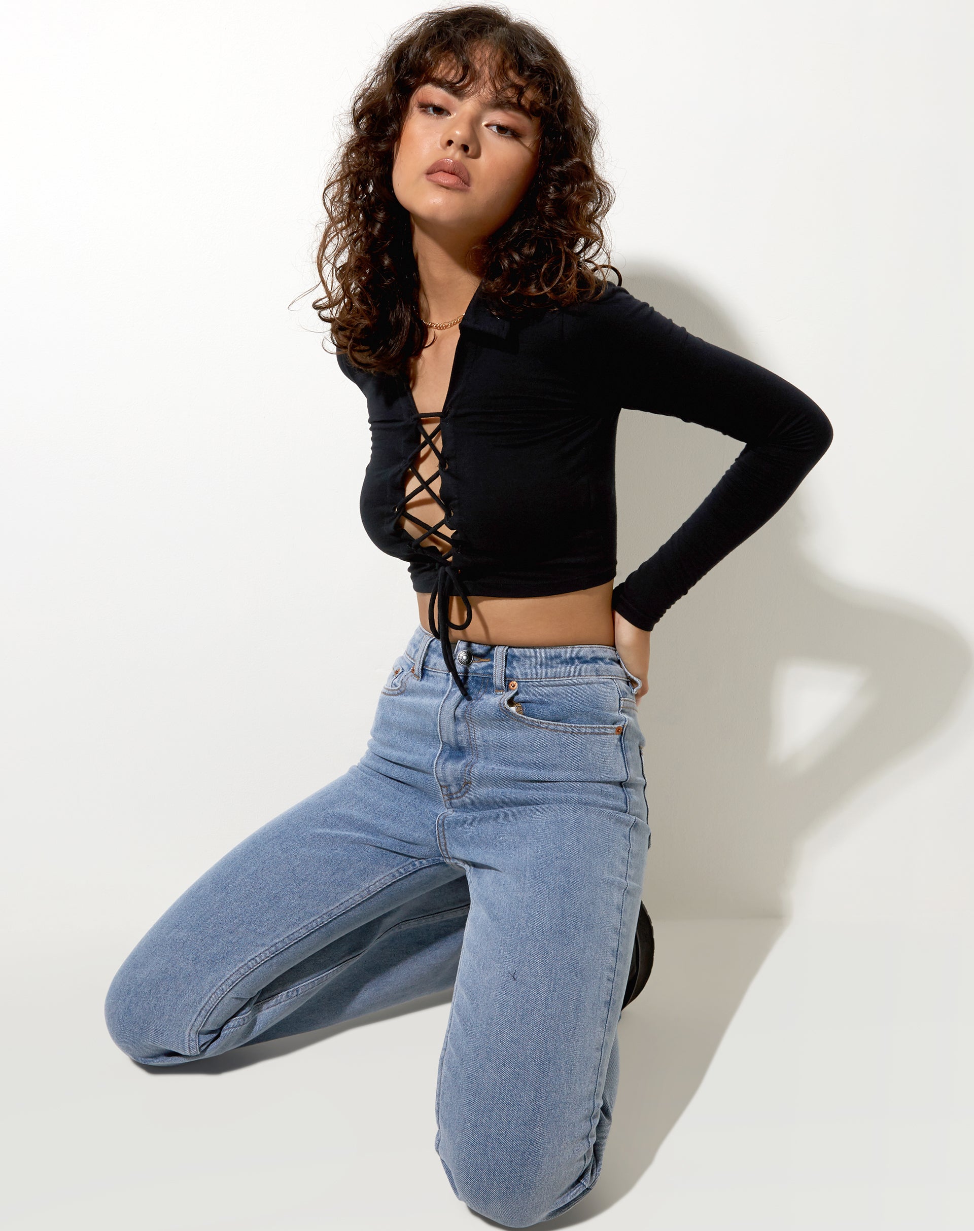 Immagine di Misla Crop Top nero