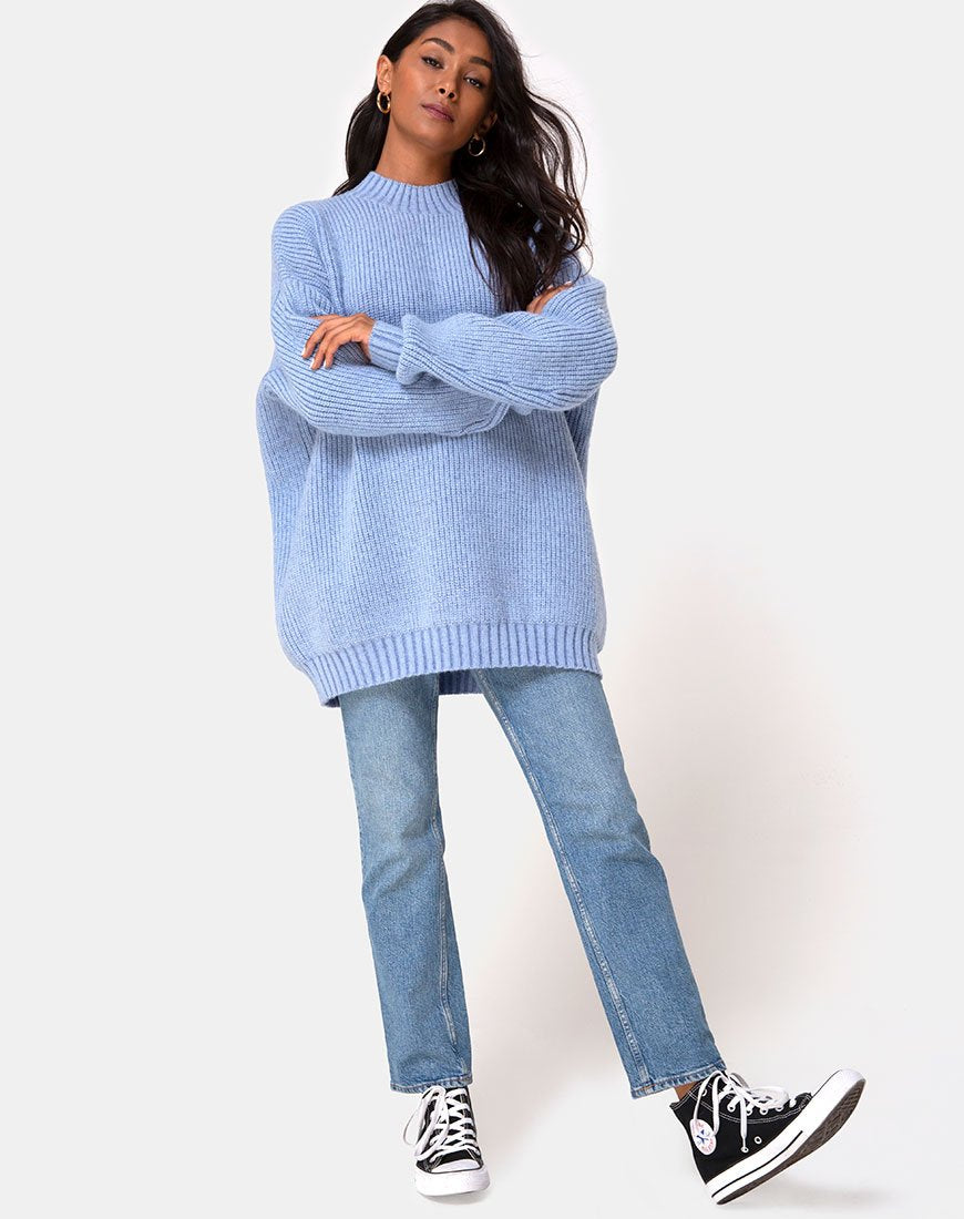 Immagine di Mody Jumper a coste blu