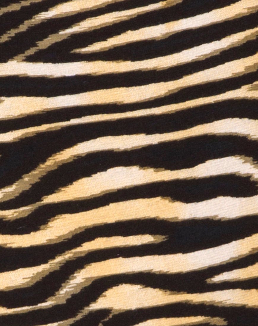 Immagine di Molemo Corpetto a tuffo con cerniere Zebra Brown