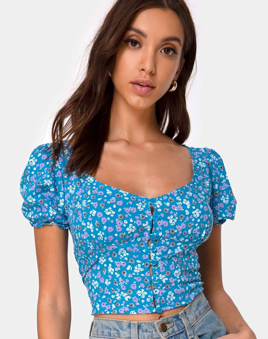Immagine di Monda Top in Bloom Baby Blue