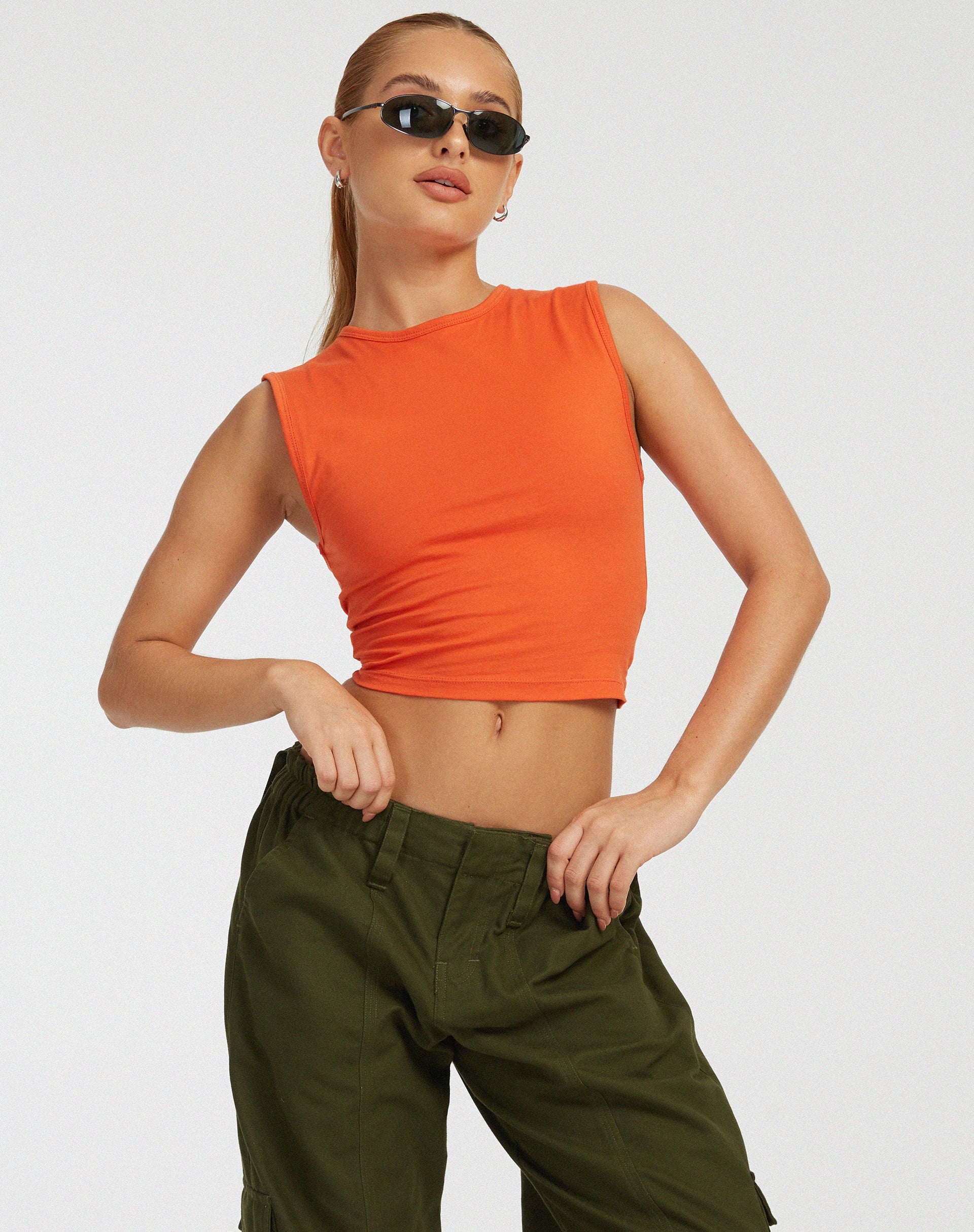 immagine di Monlo Vest Top in Aperol Spritz