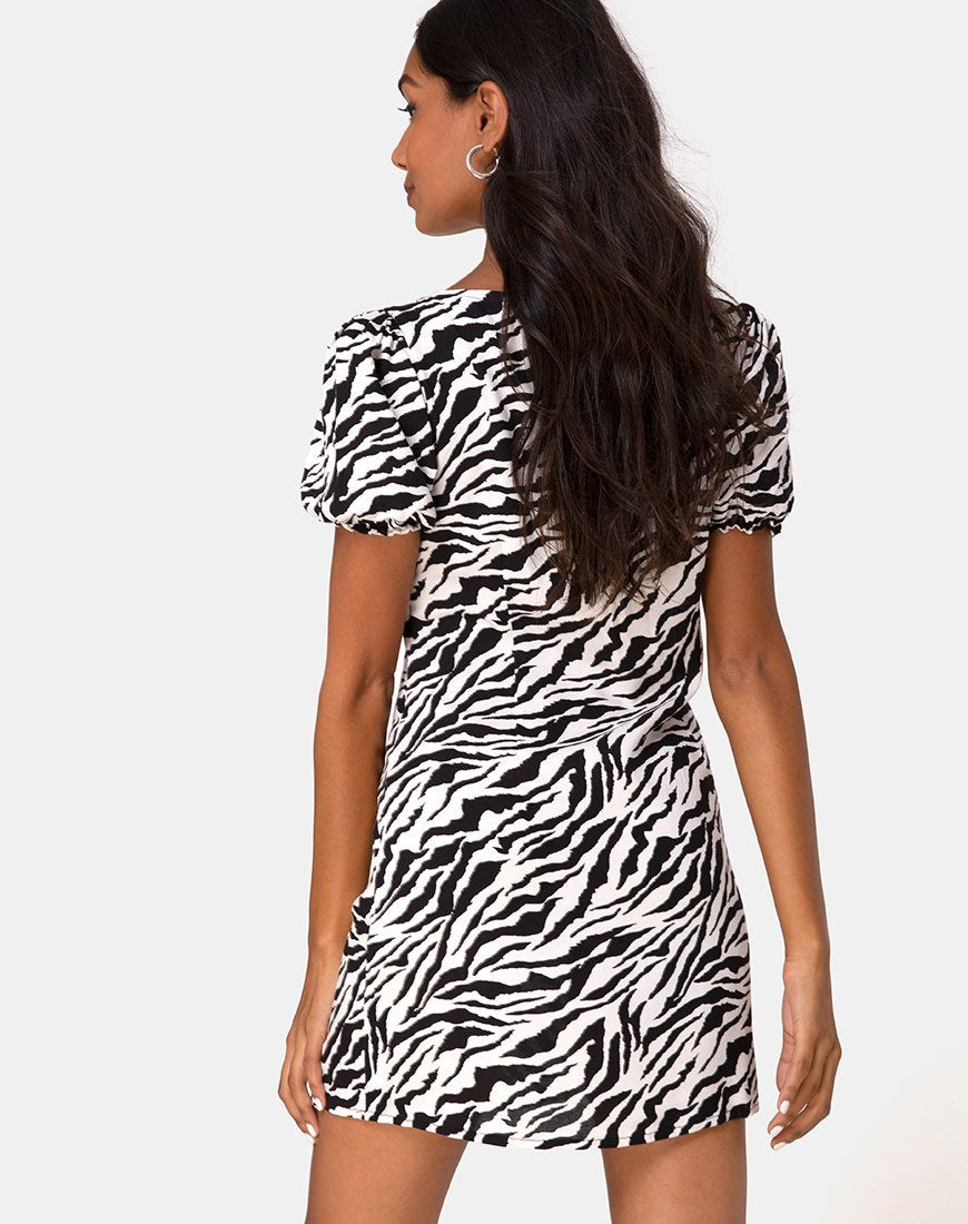 Immagine di Montero Mini Dress in 90s Zebra