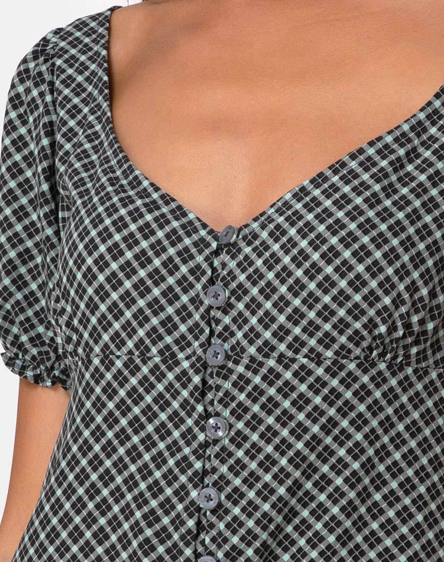 Immagine di Montero Mini Dress in Check it Out Verde
