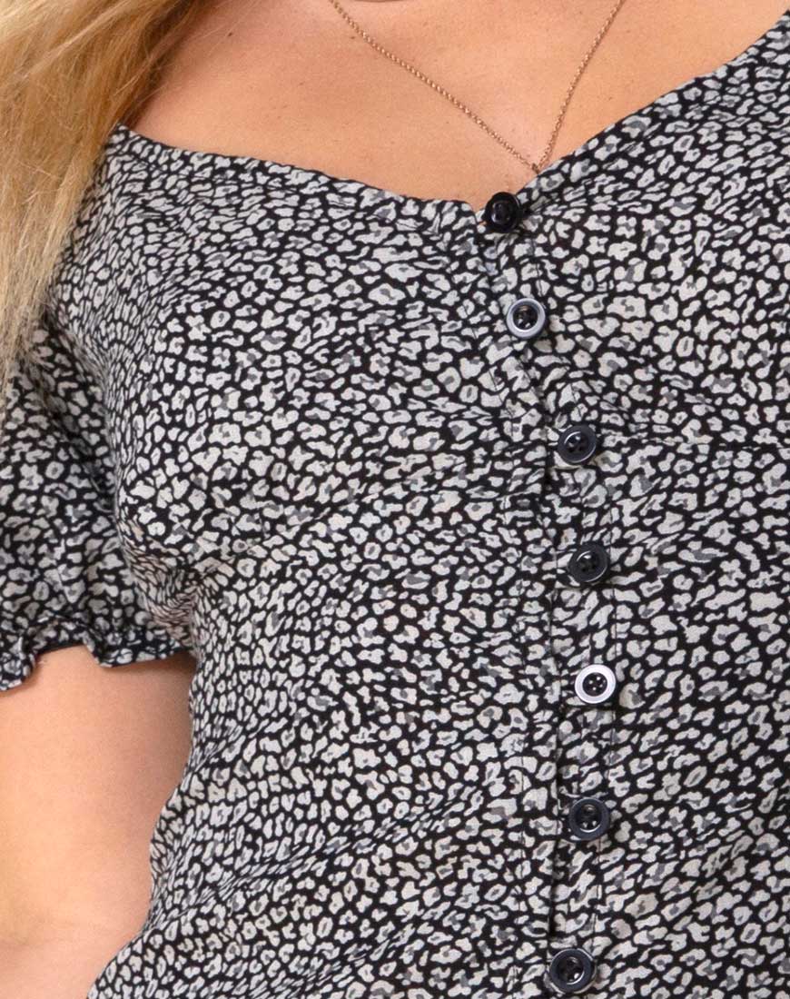 Immagine di Montero Dress in Ditsy Leopard Grigio