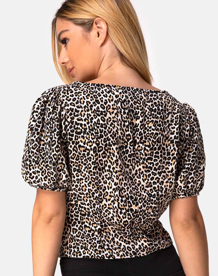 Top Moria in Rar Leopard Brown