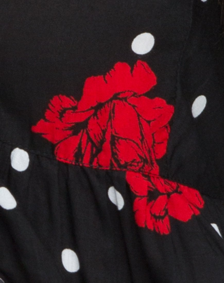 Immagine di Mosca Plunge Top in Cuban Rose
