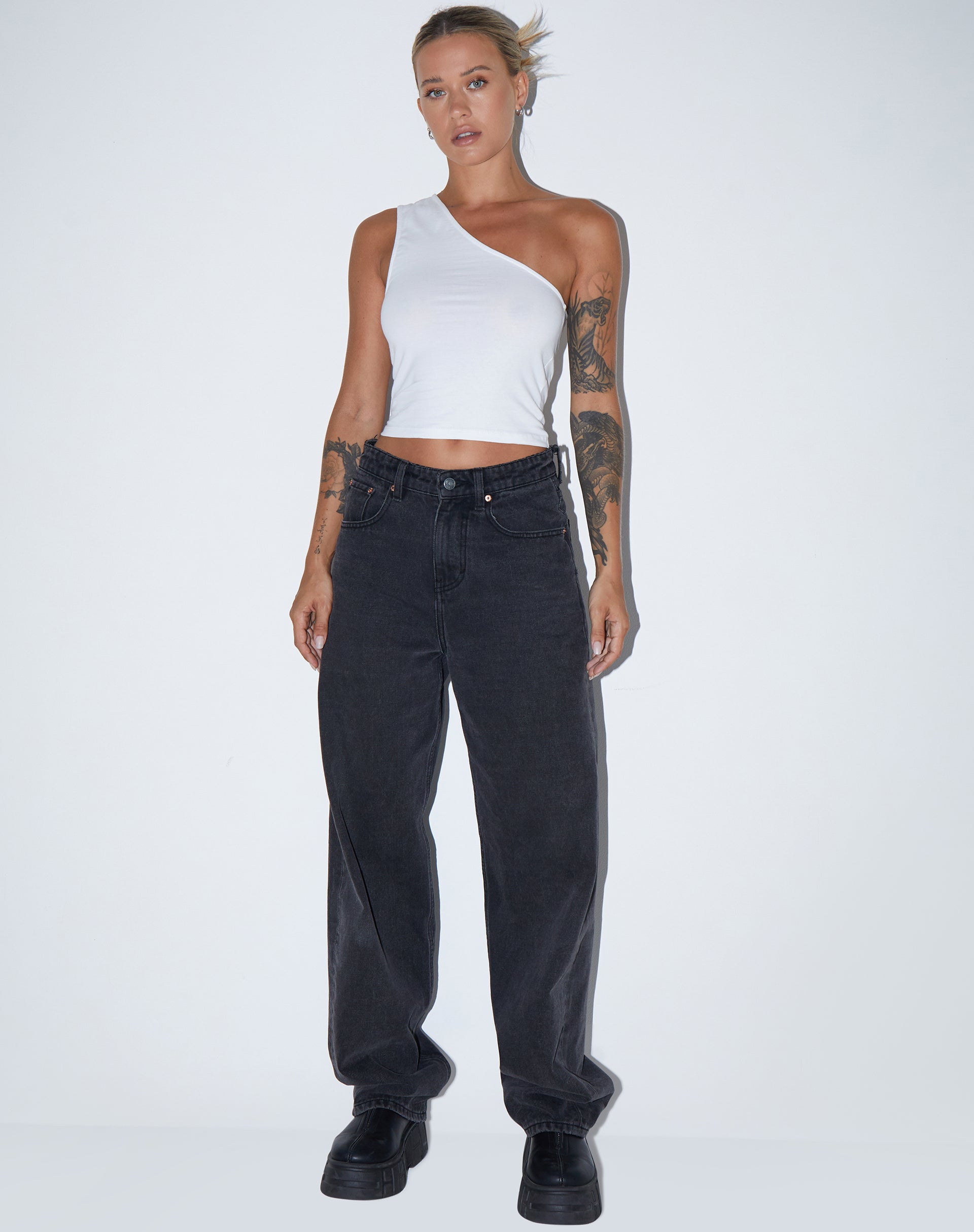 Immagine di Bay Top in lycra bianco