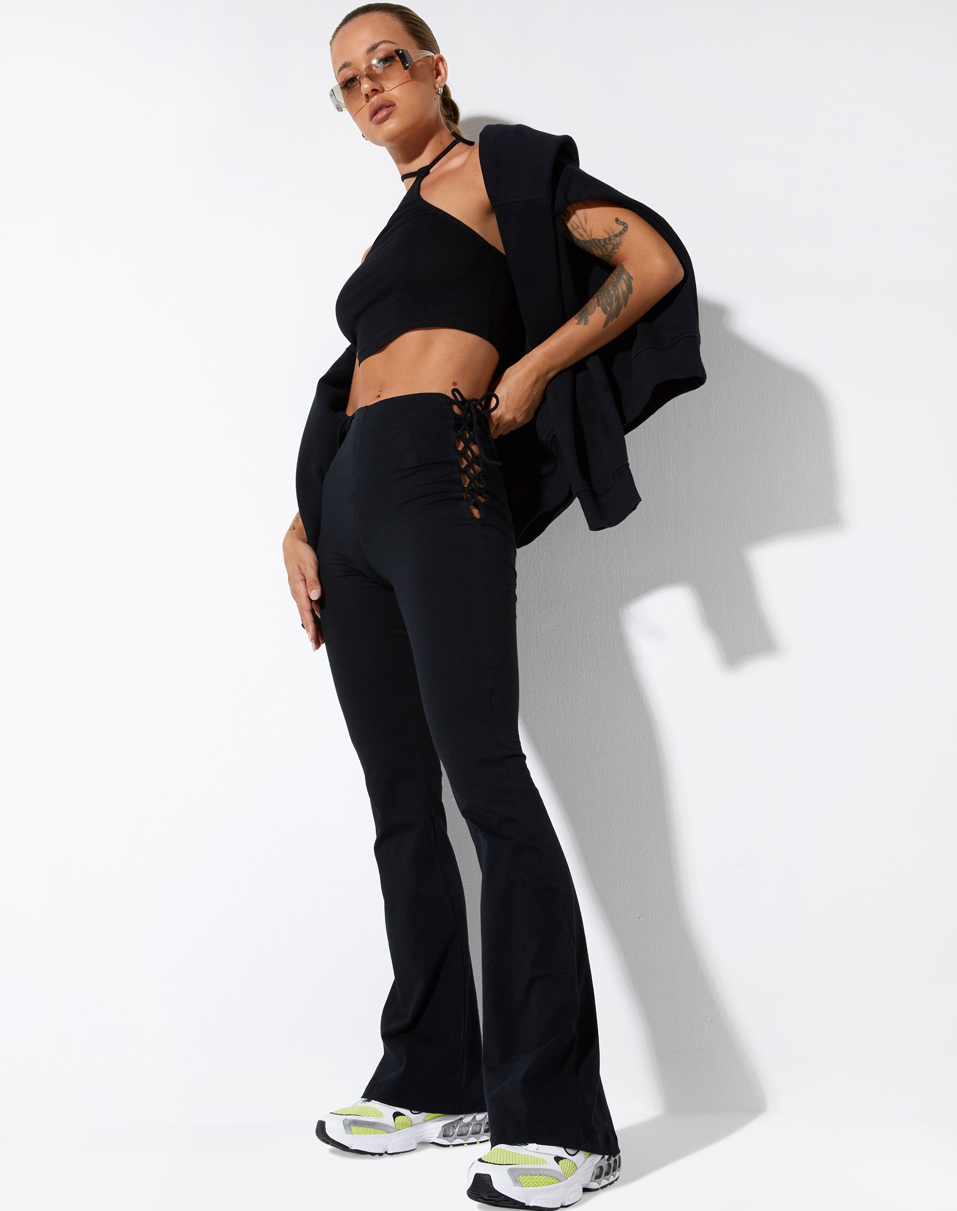 immagine di Mustika Trouser in Lycra Nero