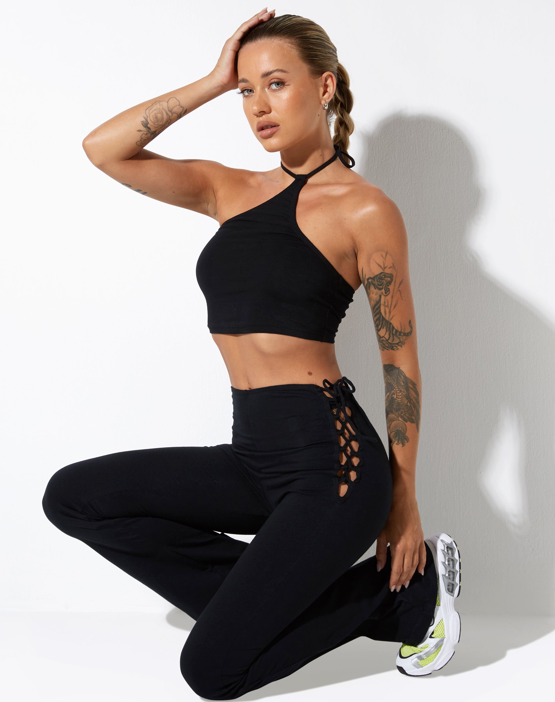 immagine di Mustika Trouser in Lycra Nero