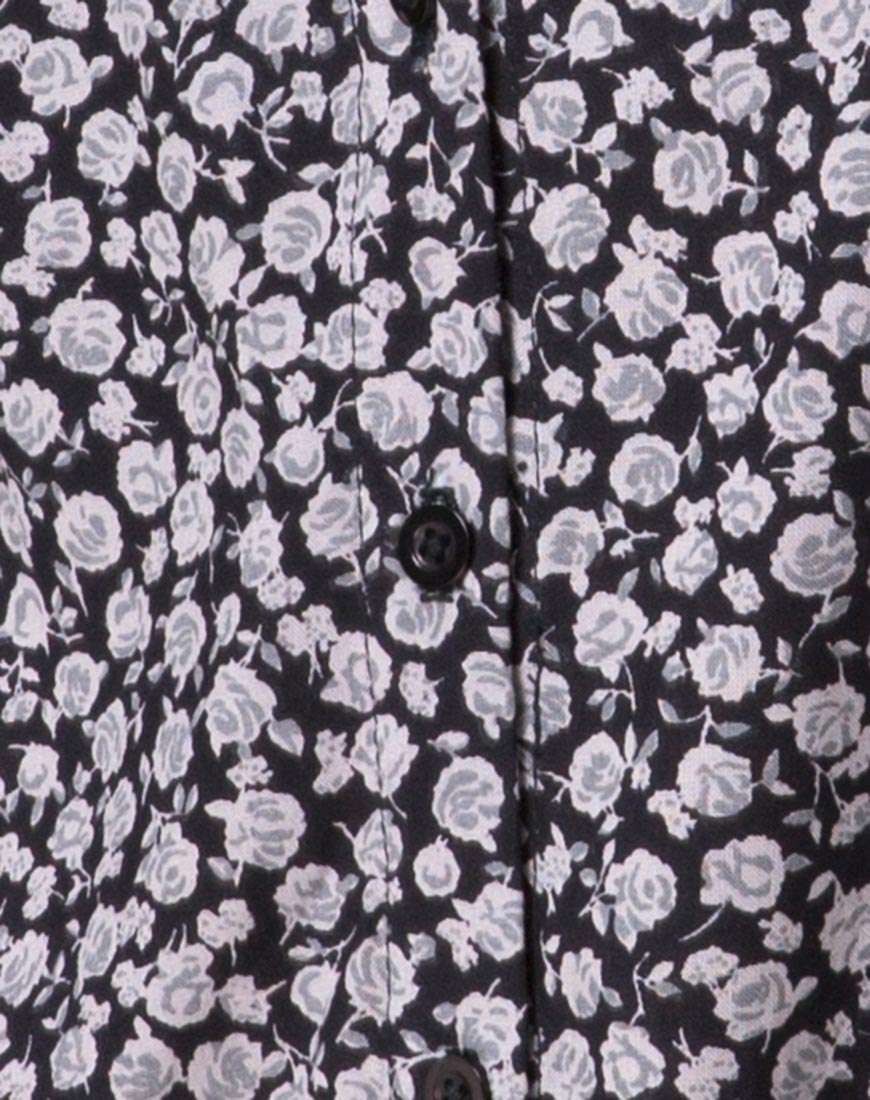 Immagine di Sanna Slip Dress in Ditsy Rose Nero