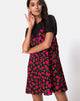 Immagine di Sanna Slip Dress in Red Bloom