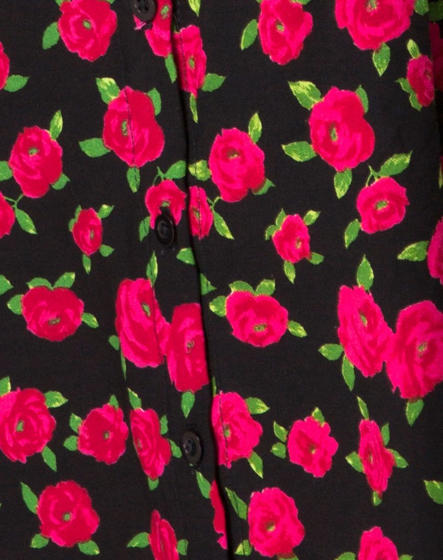 Immagine di Sanna Slip Dress in Red Bloom