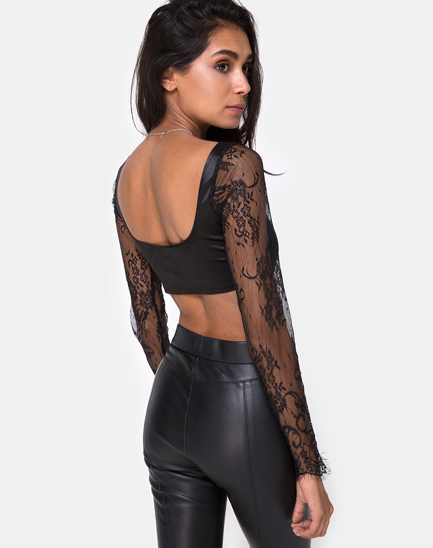 Immagine di Dulip Crop Top nero