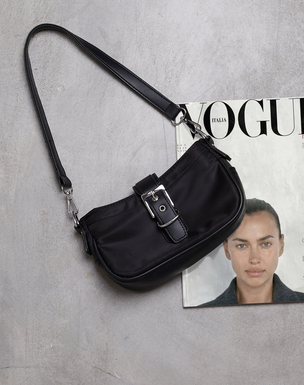 Borsa a tracolla Natalie in nero