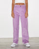 Immagine di Parallel Trouser in Cord Lilla