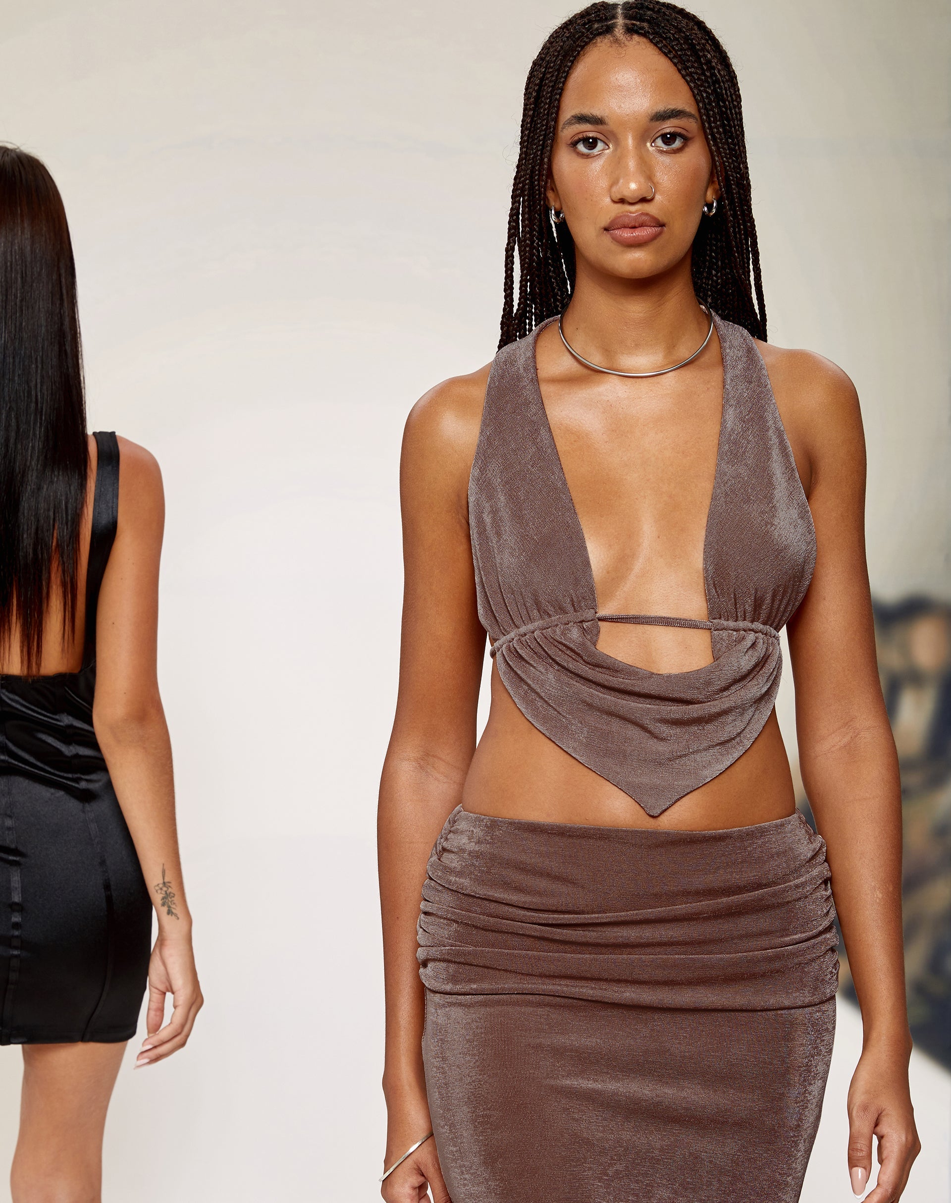 Immagine di Nindita Crop Top in Peppercorn