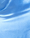 Blu azzurro satinato