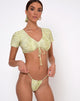 Immagine di Valeri Bikini Bottoms in Croc Green