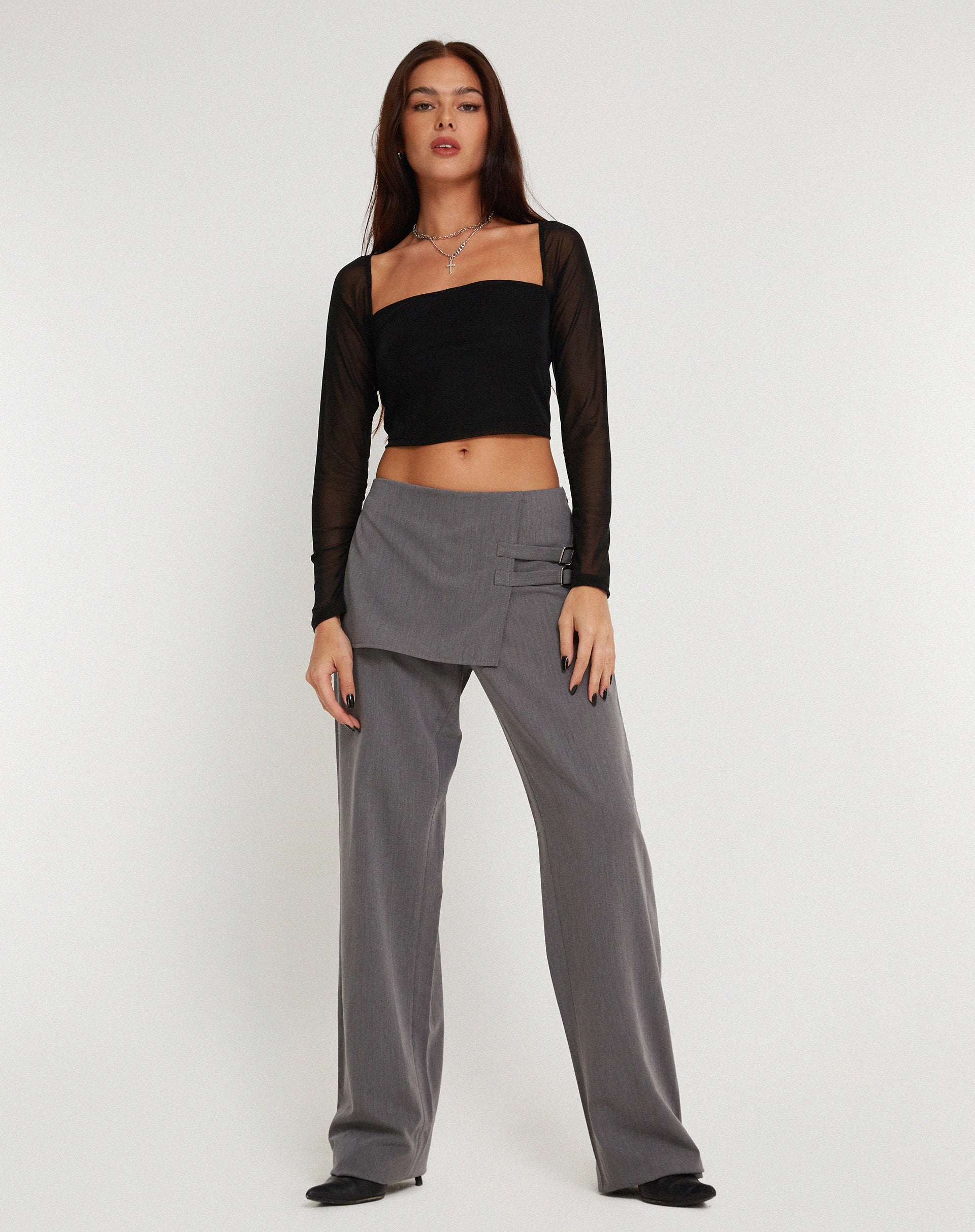 Immagine di Nahata Gonna pantalone in carbone