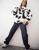 Giacca Naira in Geo Black and White