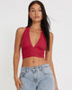 immagine di Nania Crop Top in rosso tango