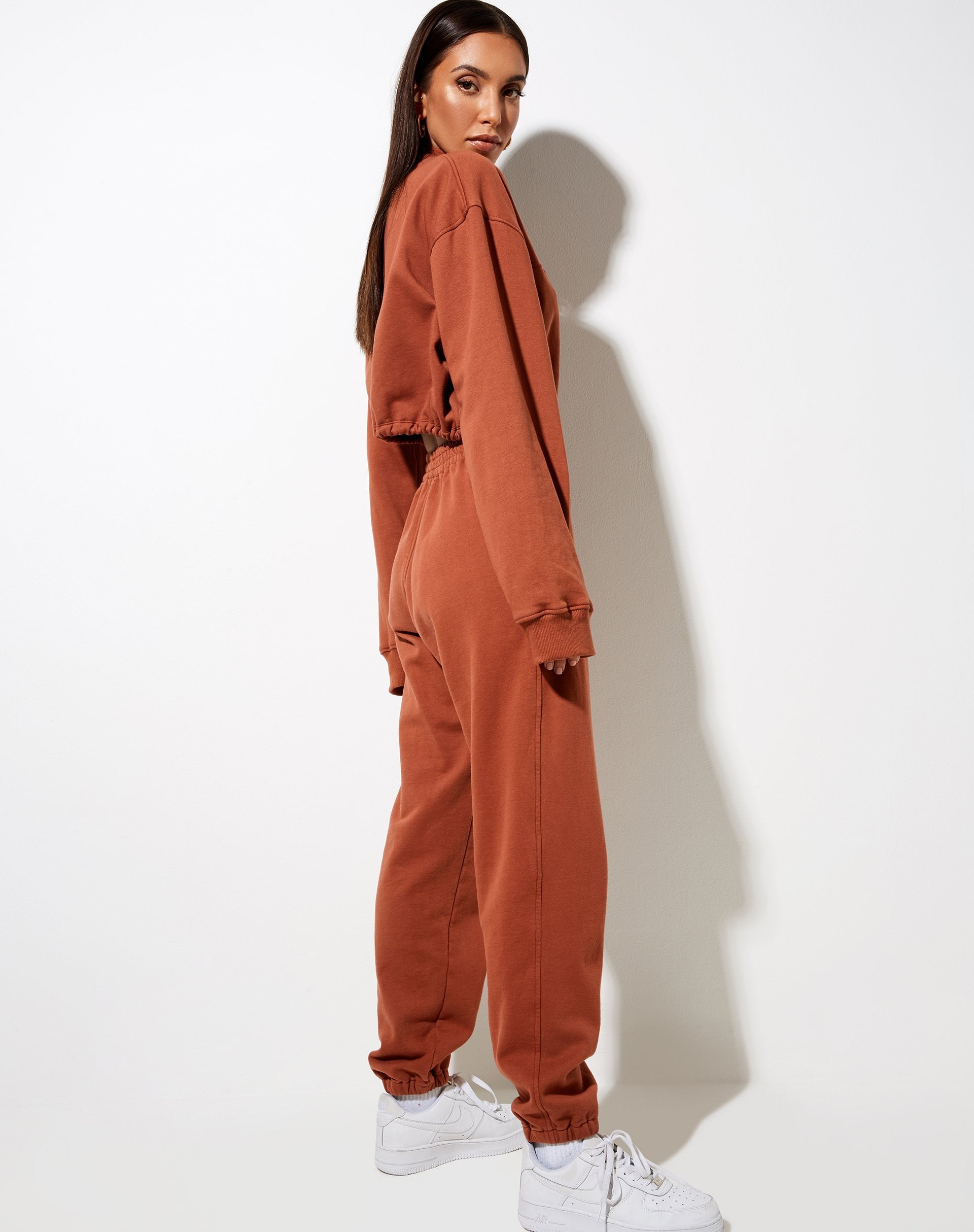 Immagine di Nar Zip Bungee Jumper in Burnt Brick Be Nice Label Embro