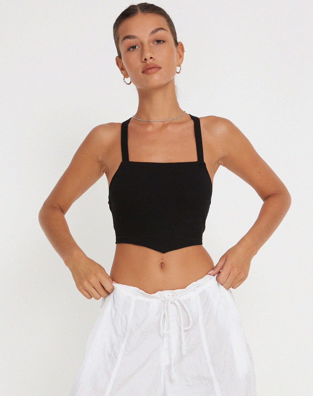 Top Nara in nero