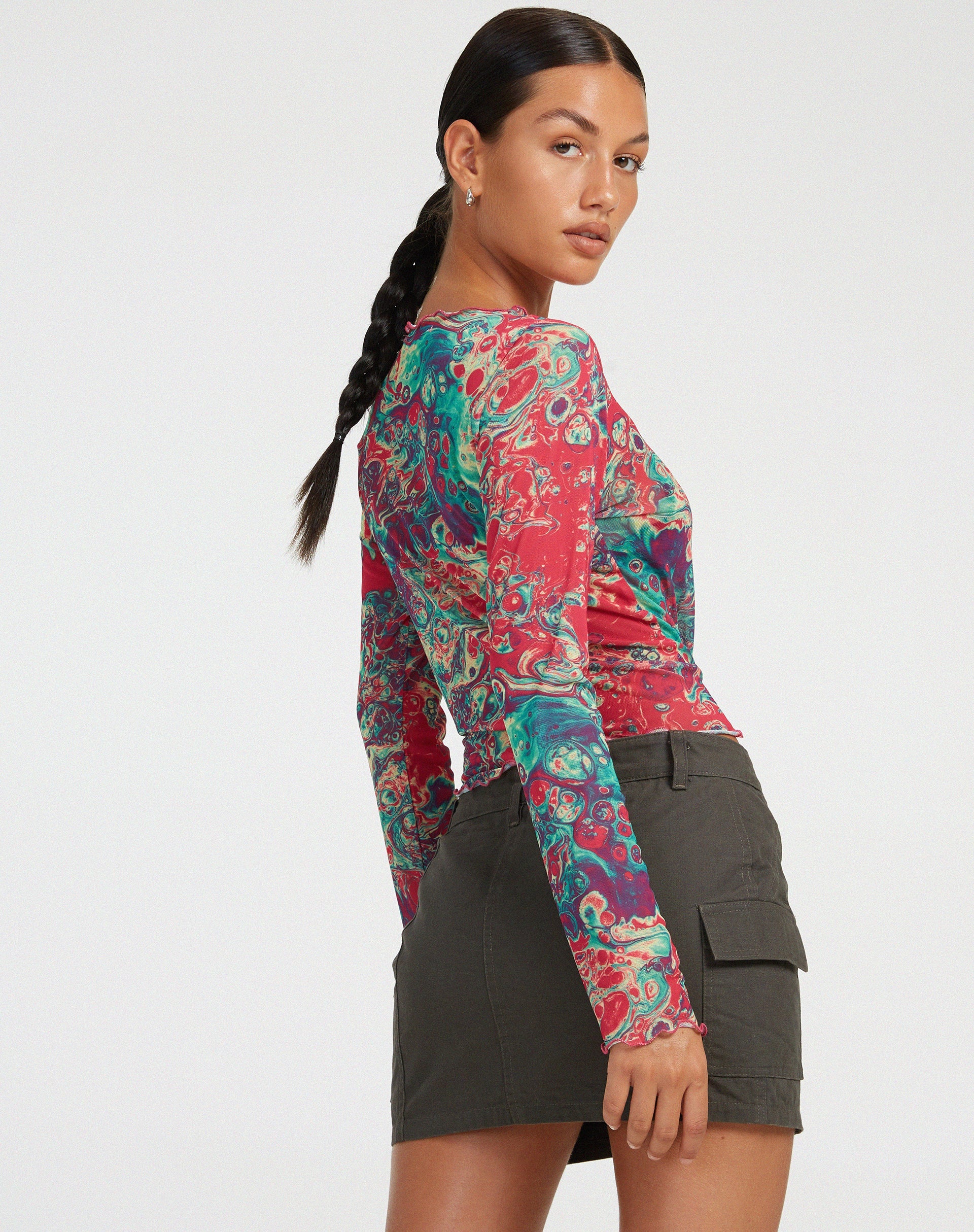 immagine di Narita Longsleeve Top con stampa Festival