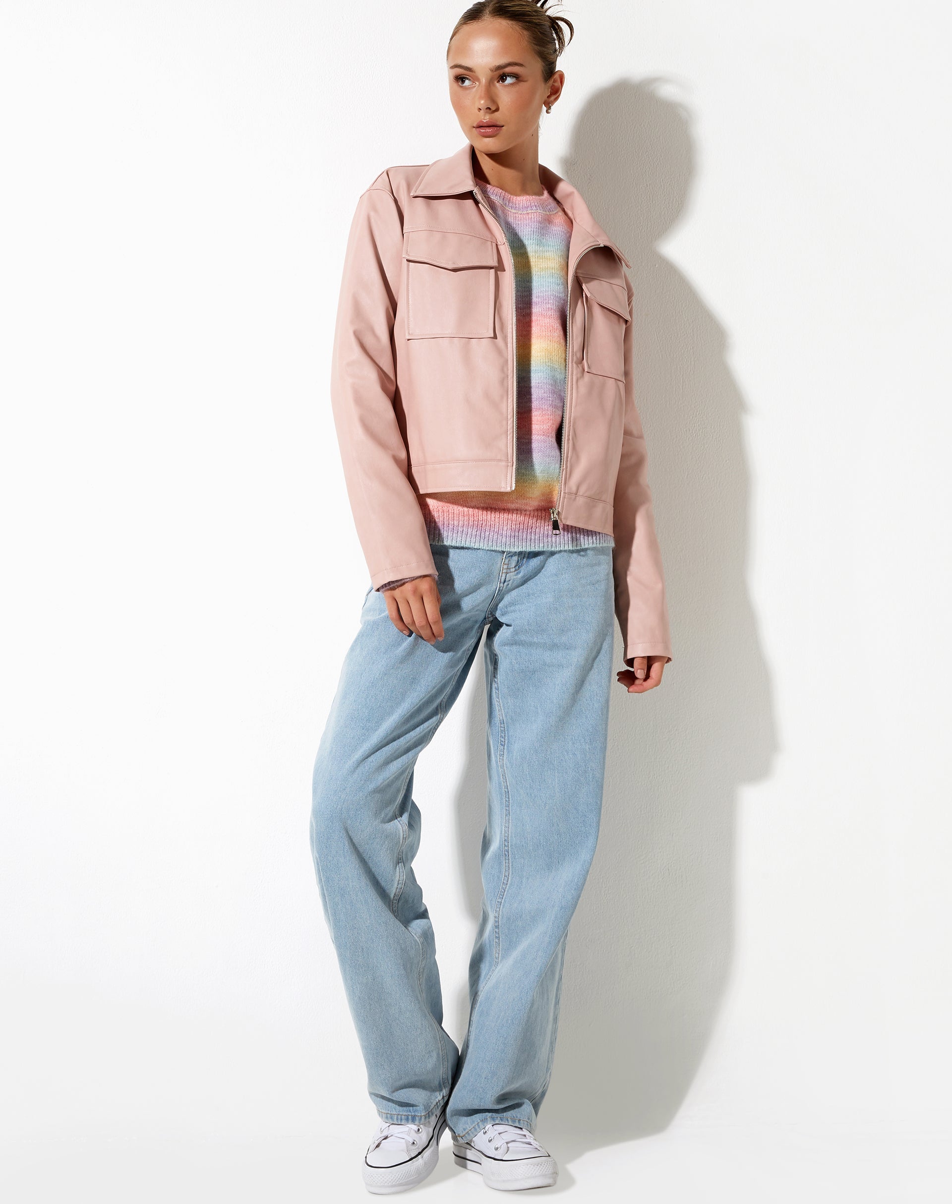 immagine della giacca Natara in PU Soft Pink