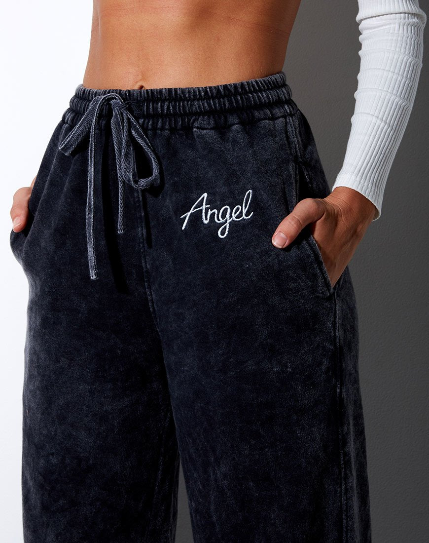 Immagine di Nattan Jogger in Black Wash Angel Embro