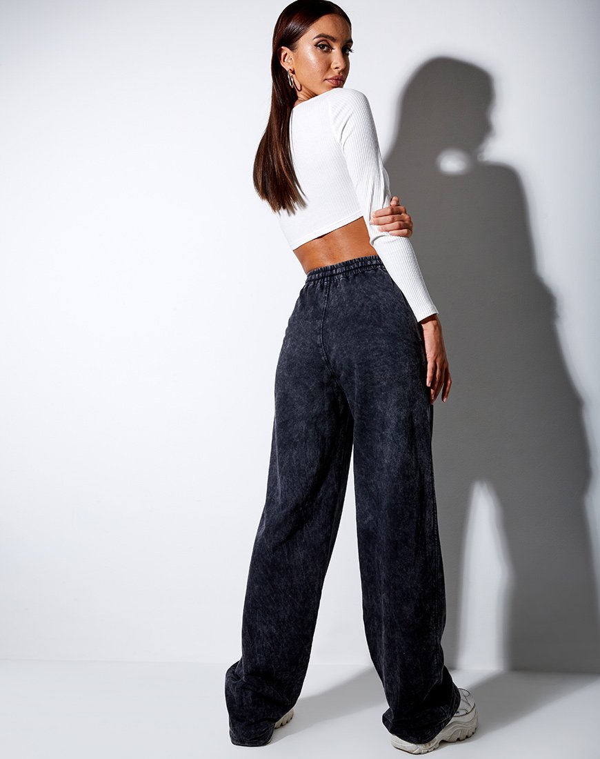 Immagine di Nattan Jogger in Black Wash Angel Embro