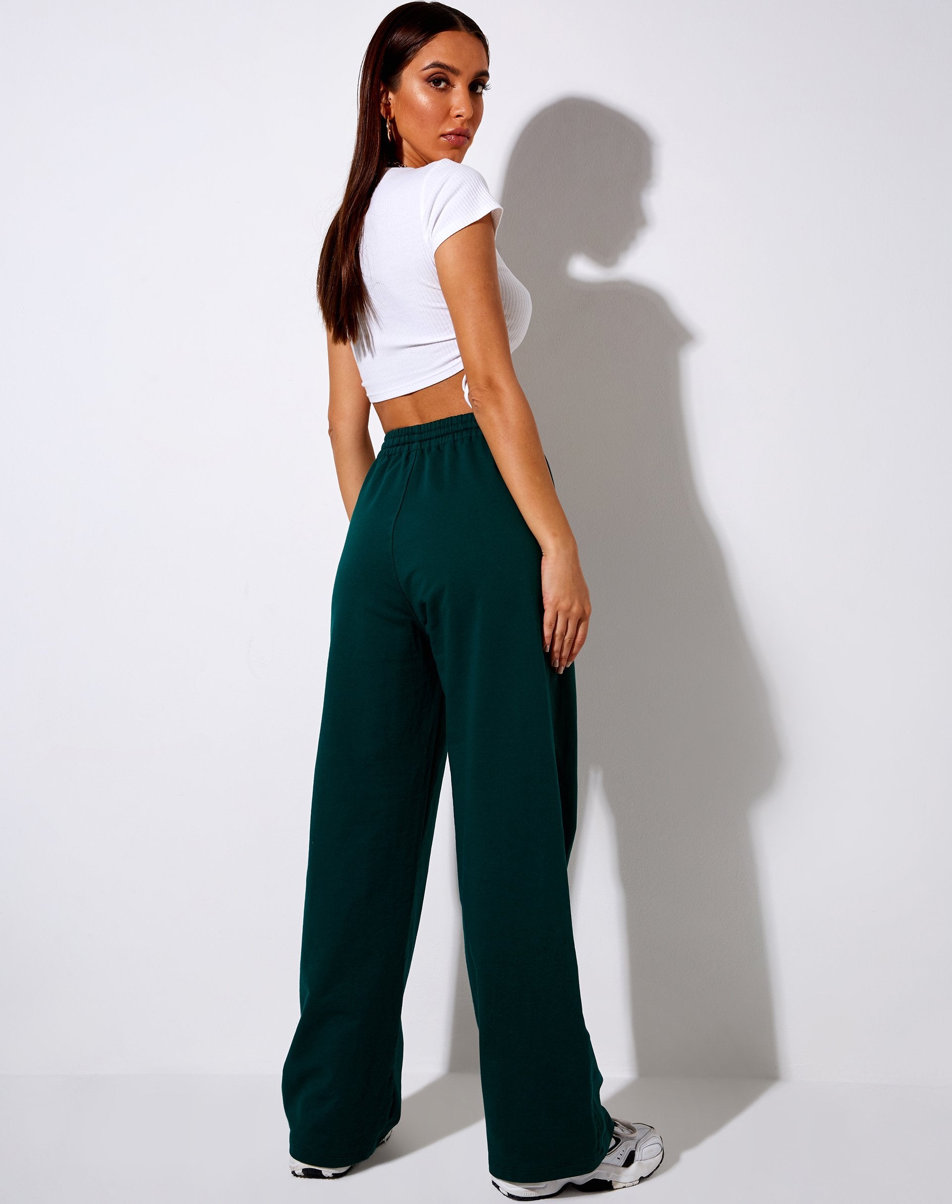 Immagine di Nattan Jogger in verde bottiglia "Angel" Embro