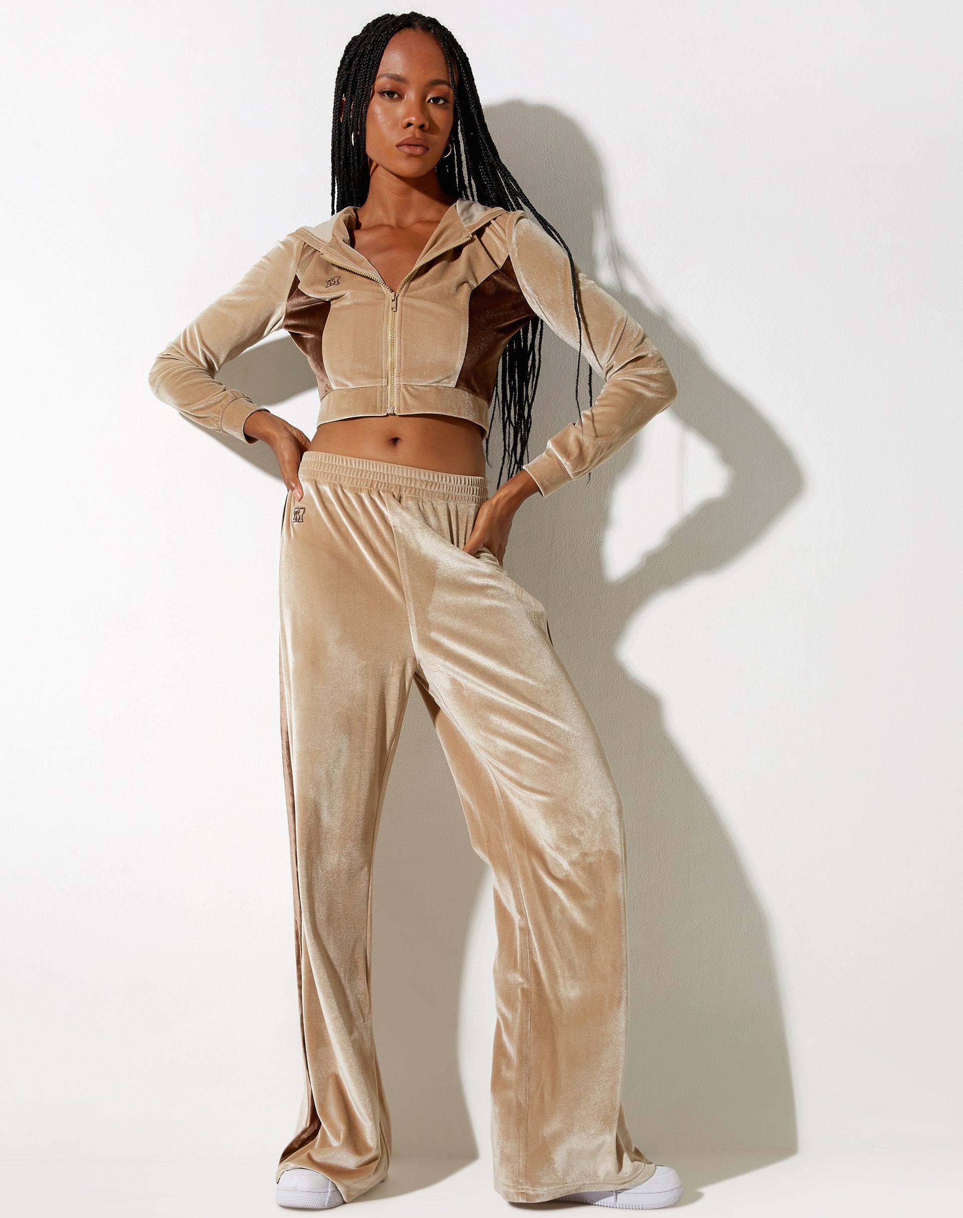Immagine di Natuna Top in Velour Champagne