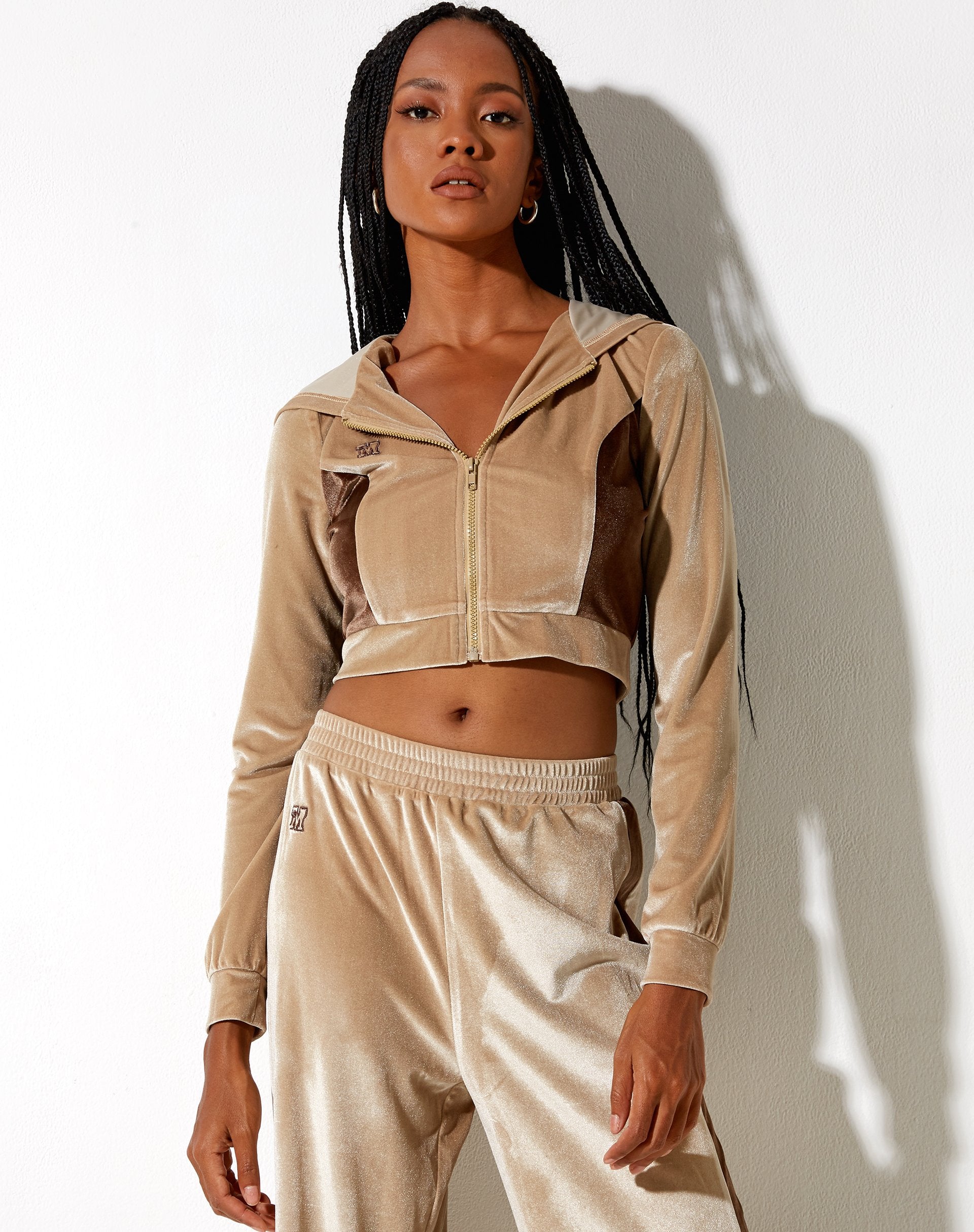 Immagine di Natuna Top in Velour Champagne