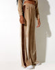 Immagine di Bintan Pantalone a gamba larga in Velour Champagne
