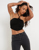 immagine di Navea Crop Top in nero