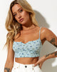 Immagine di Nef Crop Top in Verde Petalo