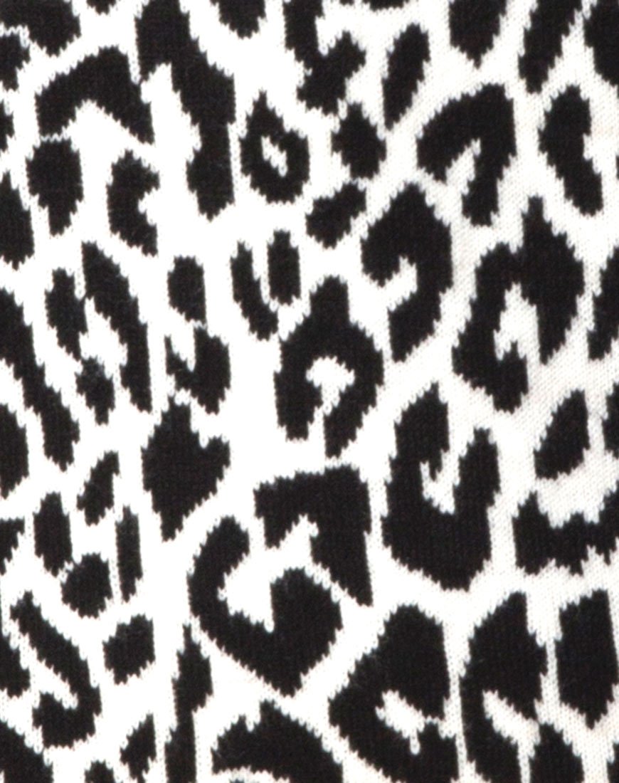 Immagine di Neivie Maglia a collo alto in maglia animale