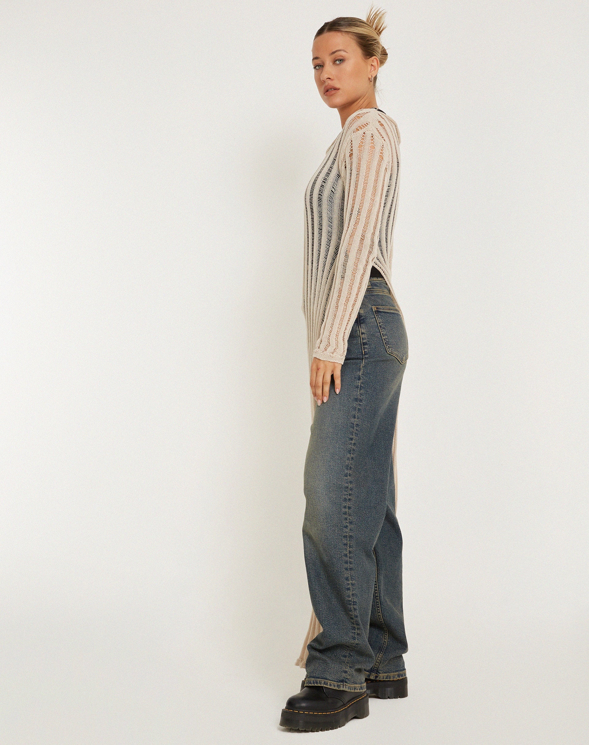 immagine di Nekici Long Sleeve Top in Natural