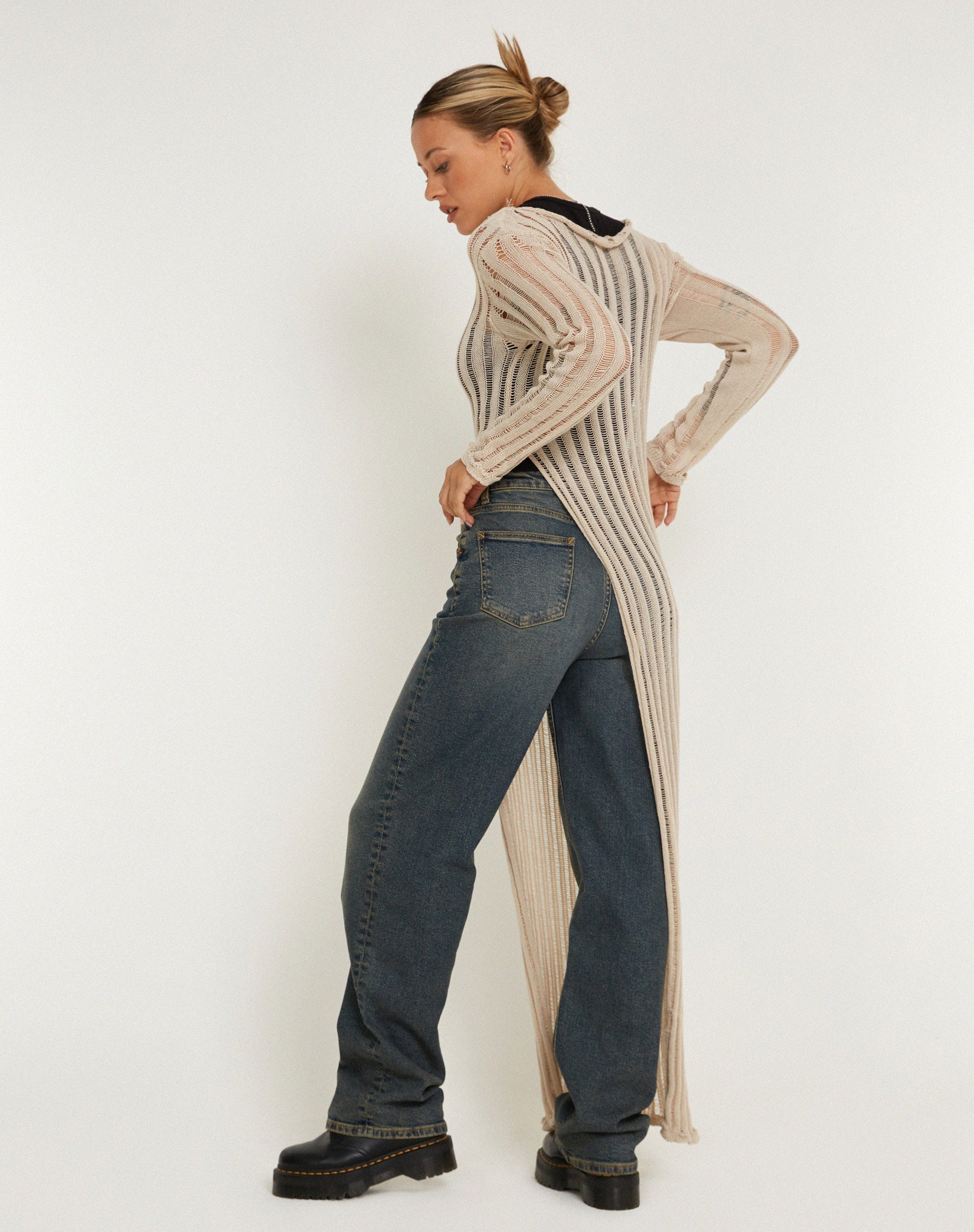 immagine di Nekici Long Sleeve Top in Natural