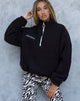 Immagine di Nero Jumper in Borg Black Angel Energy Label
