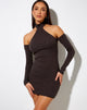 Immagine di Nevair Mini Dress in Rib Blackened Pearl