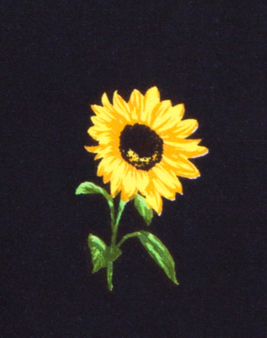 Immagine di Newlda Crop Top in Ditsy Sunflower