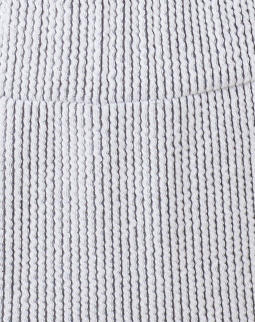 Immagine di Nima Bikini Top in Crinkle Rib Bianco