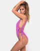 Immagine di Nishi Swimsuit in Crinkle Rib Viola