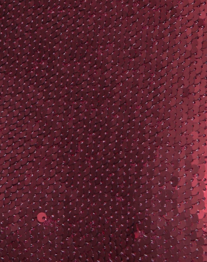 Immagine di Nix Corpetto senza schienale in scaglia di pesce opaca Vino