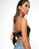 Immagine di Nolia Tube Top in nero satinato