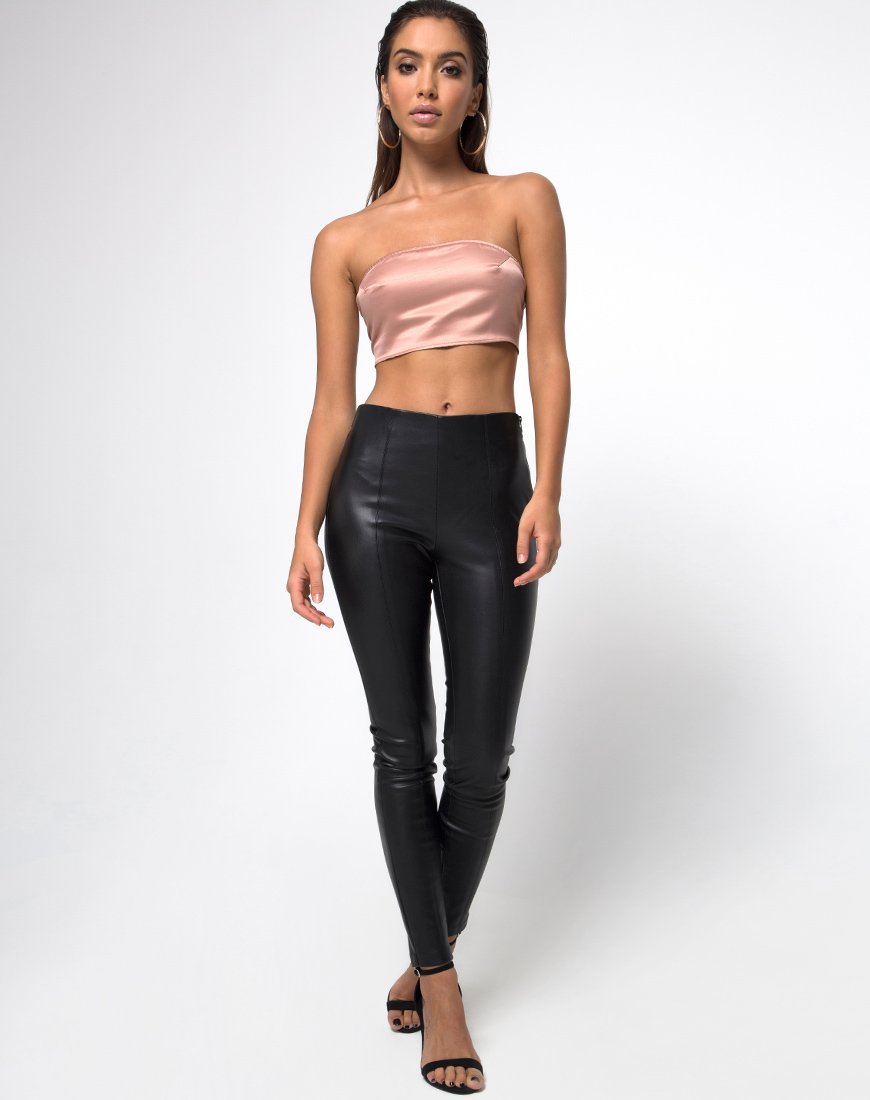 Immagine di Nolia Tube top in oro satinato