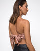 Immagine di Nolia Tube top in oro satinato