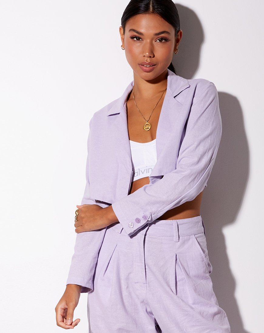 Immagine di Noly Cropped Blazer in viola